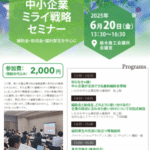 第６回 中小企業ミライ戦略セミナー
